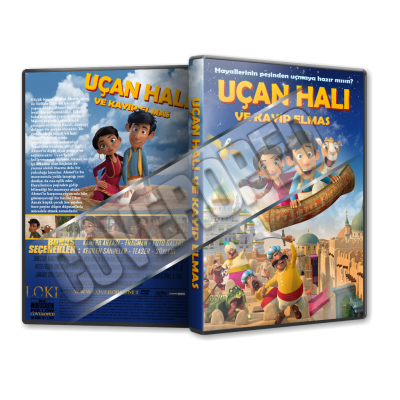 Uçan Halı ve Kayıp Elmas - 2018 Türkçe Dvd cover Tasarımı